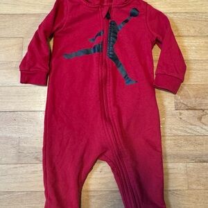 Jordan Red Kids One Piece Footie